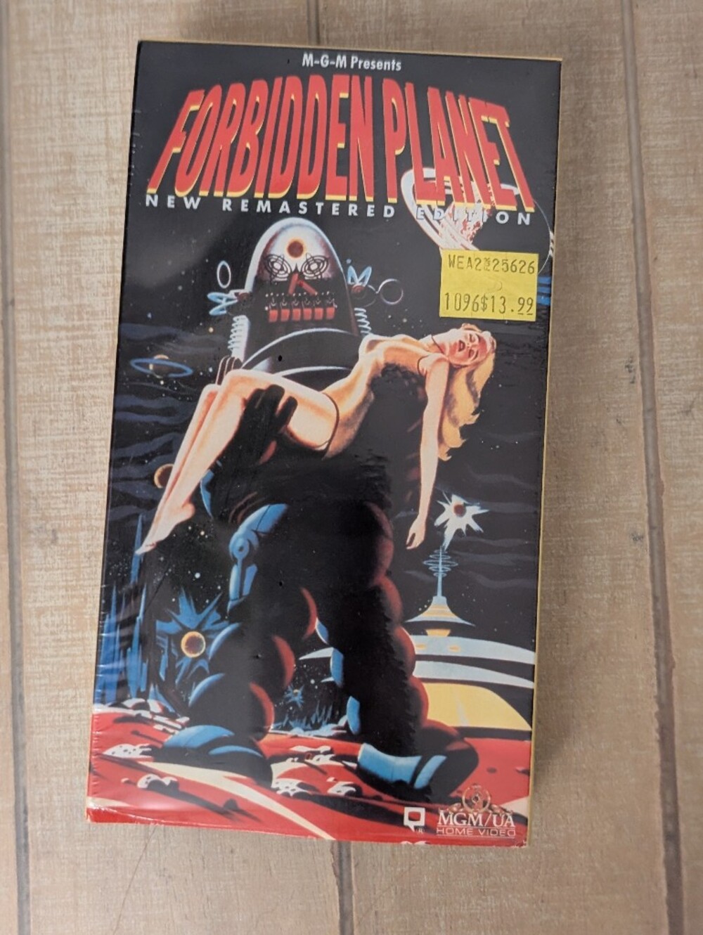 Vintage 1991 Forbidden Planet VHS Tape